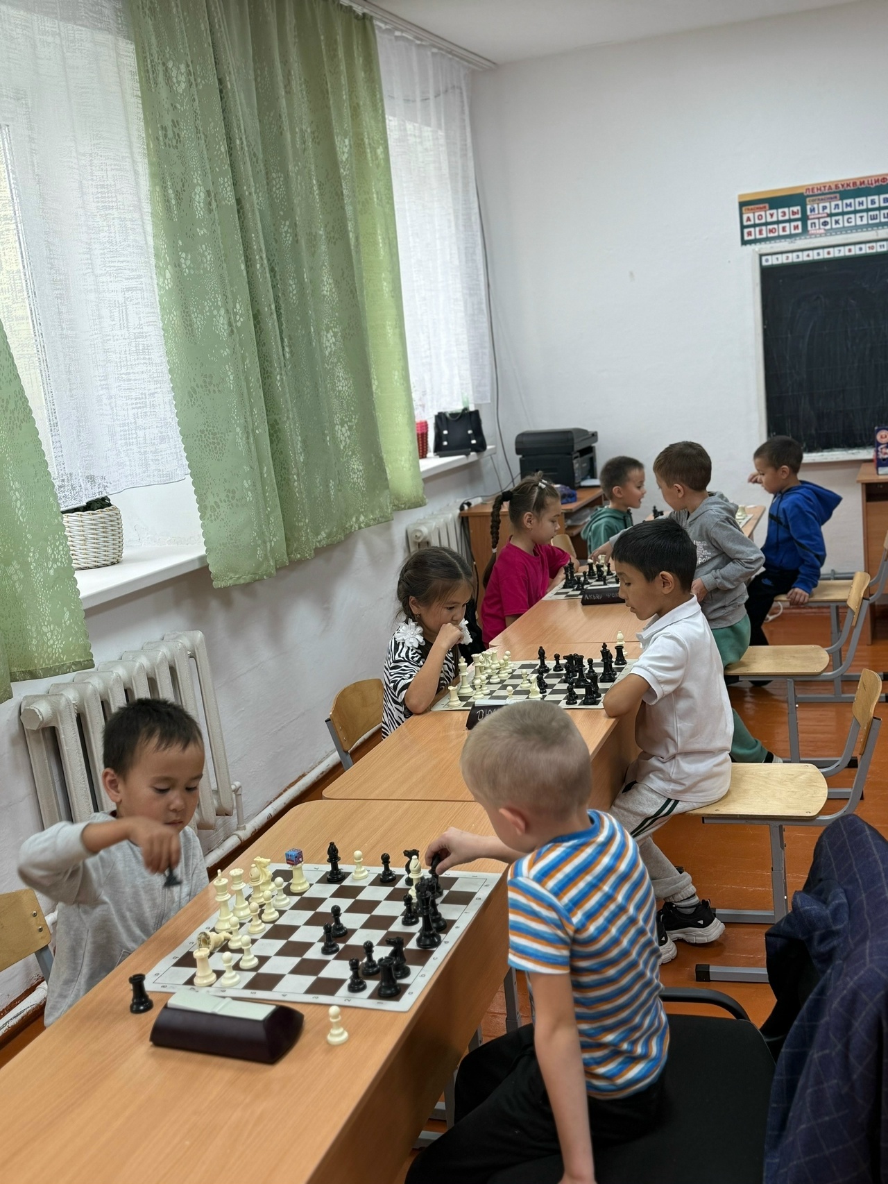 Турнир по шахматам в Хайбуллинском районе, посвященный ветеранам СВО.