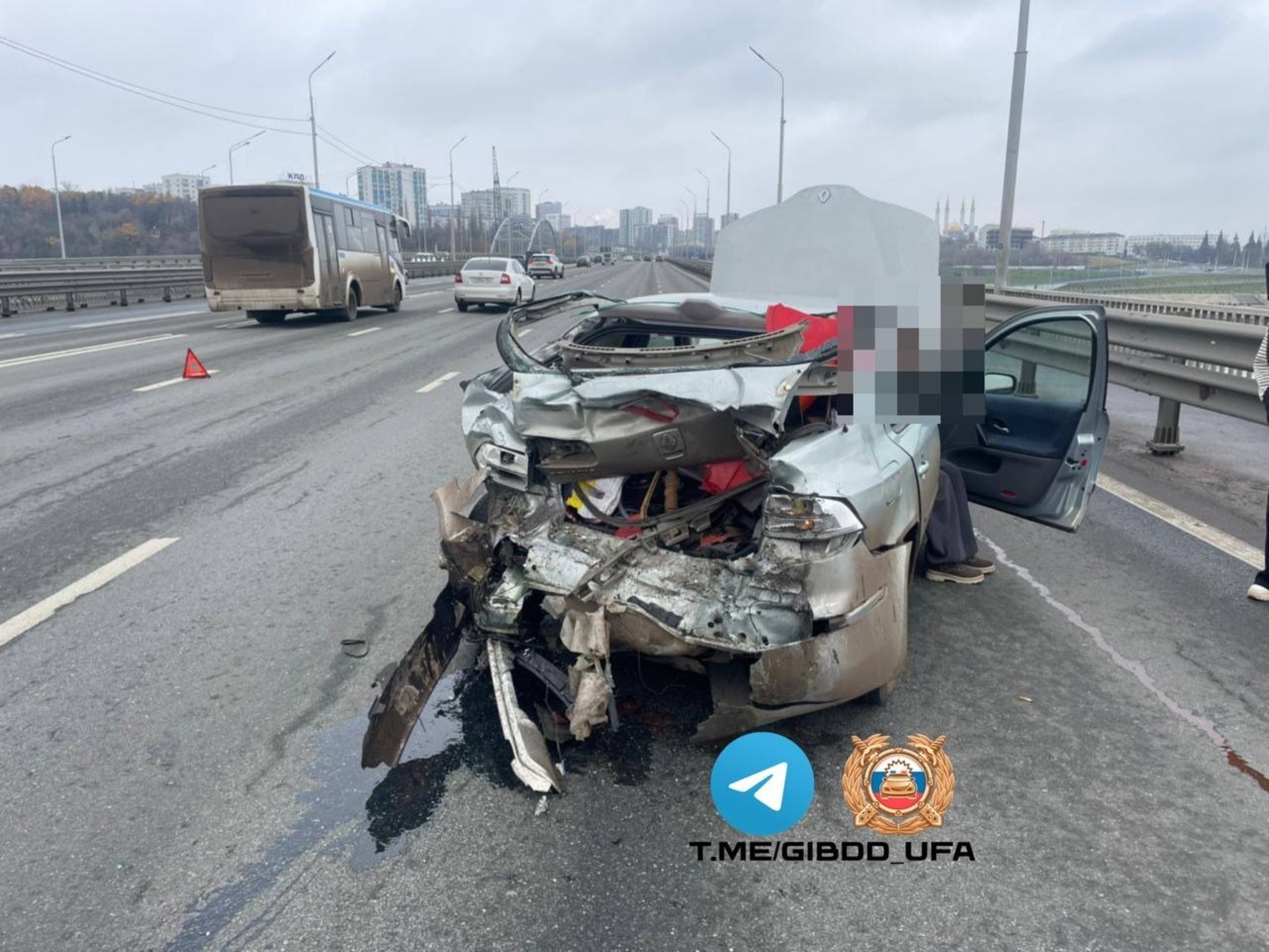 В Уфе в массовом ДТП пострадали двое детей