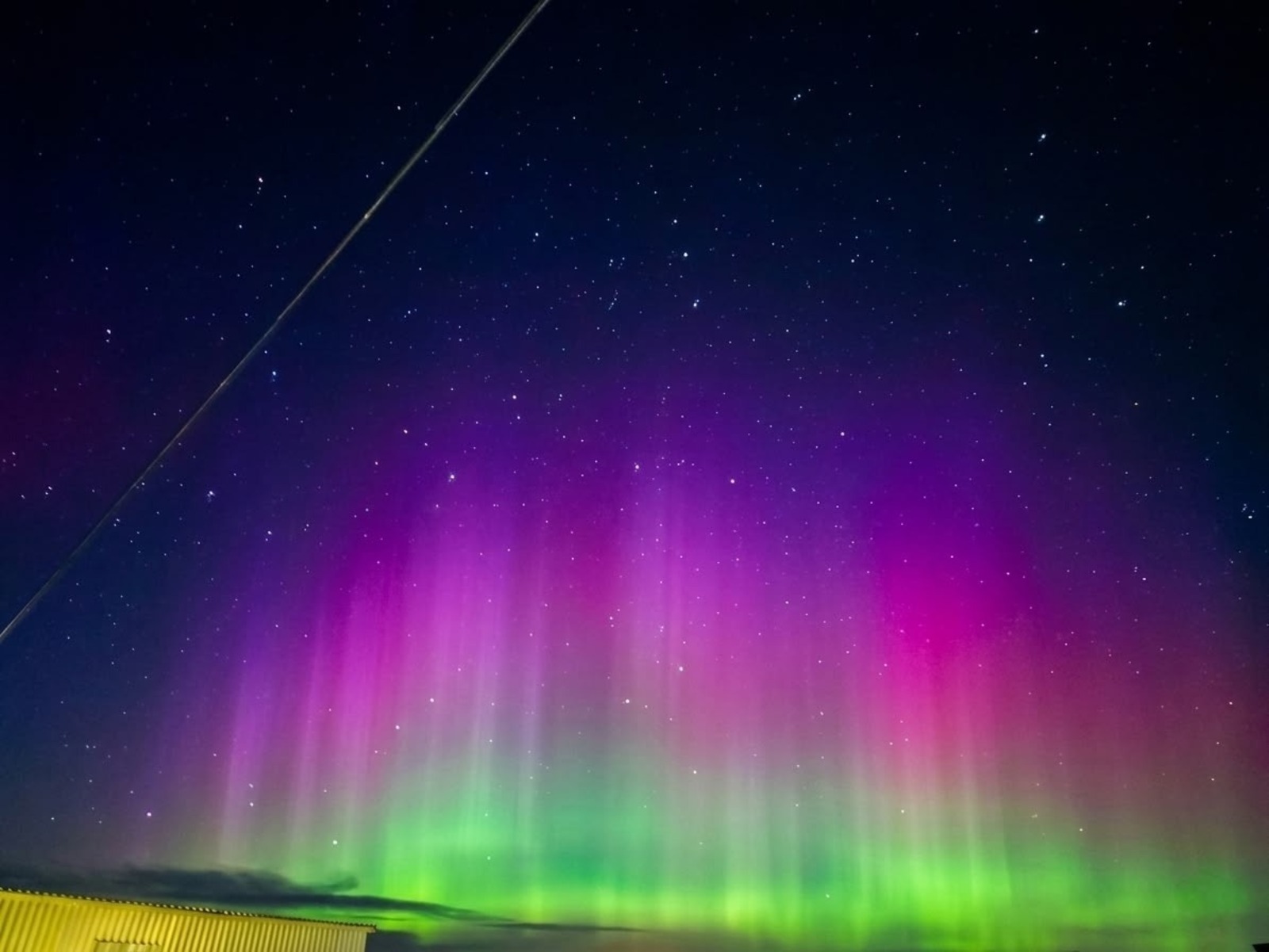 В центре Башкирии заметили северное сияние