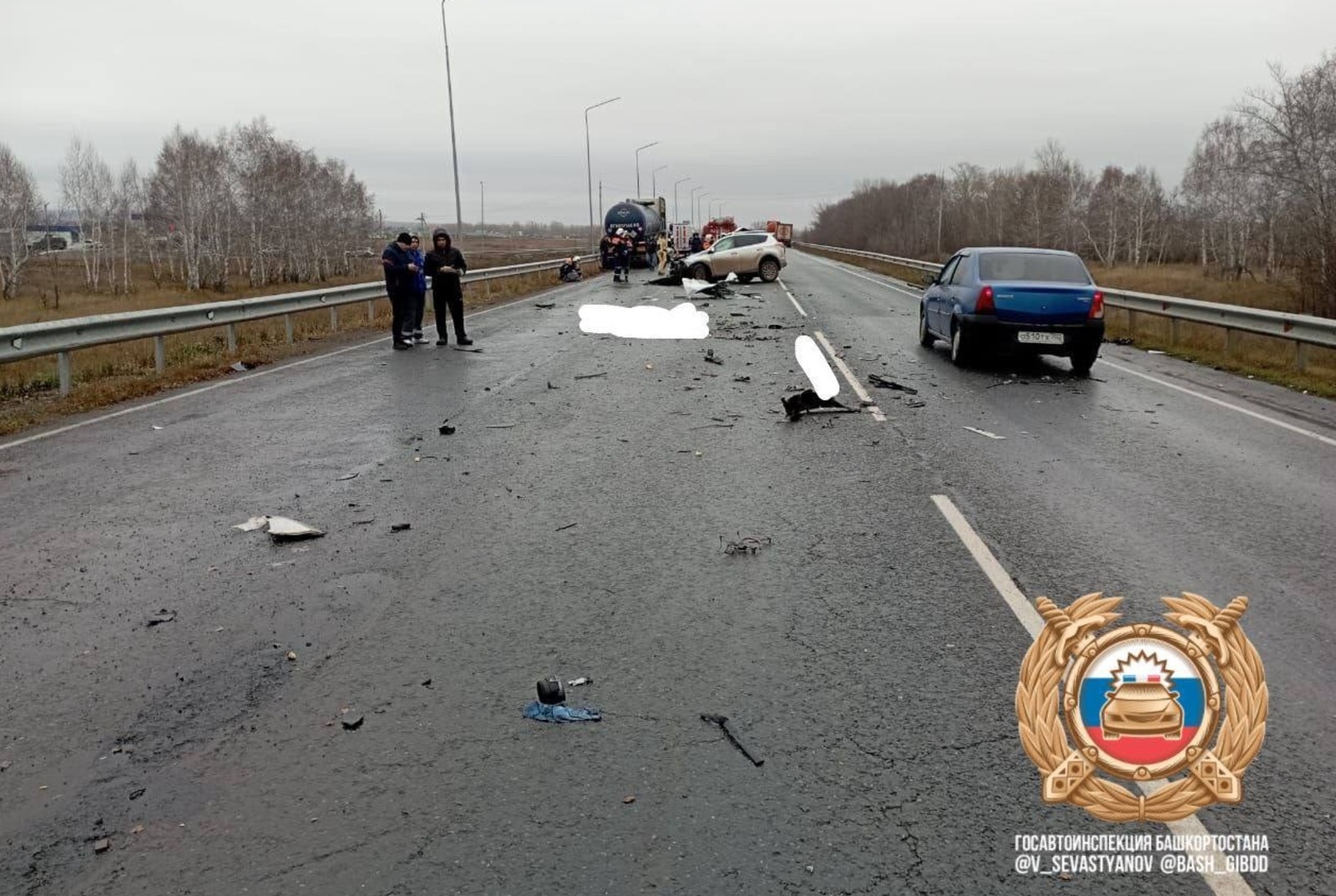 В Башкирии в жутком ДТП с бензовозом у пассажира иномарки оторвало ногу