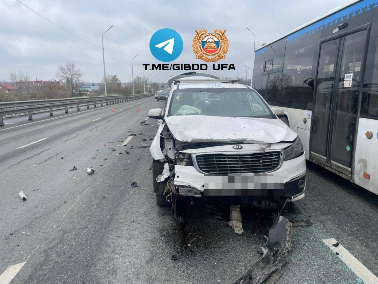 В Уфе в массовом ДТП пострадали двое детей