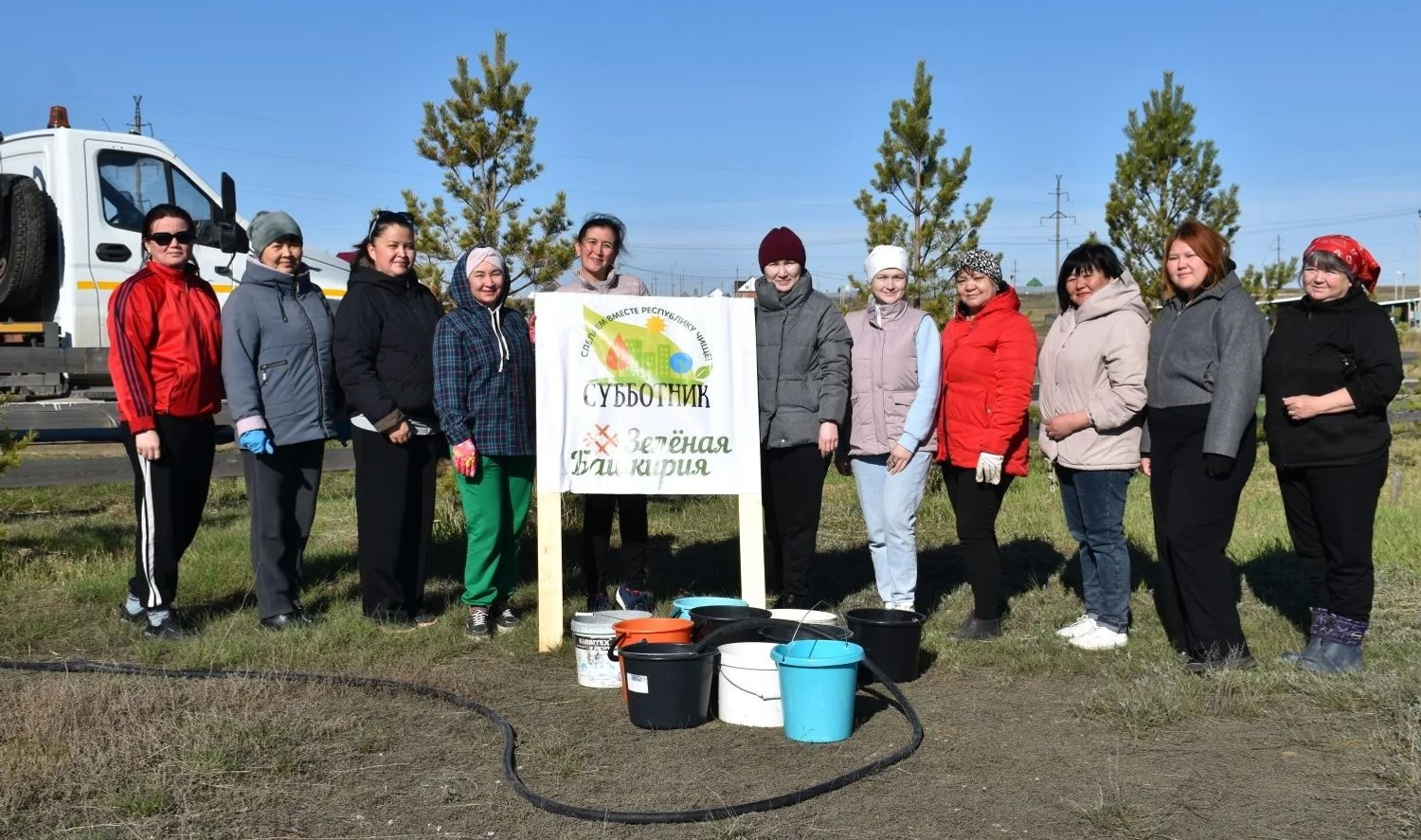 Хайбуллинский район зеленеет с каждой весной