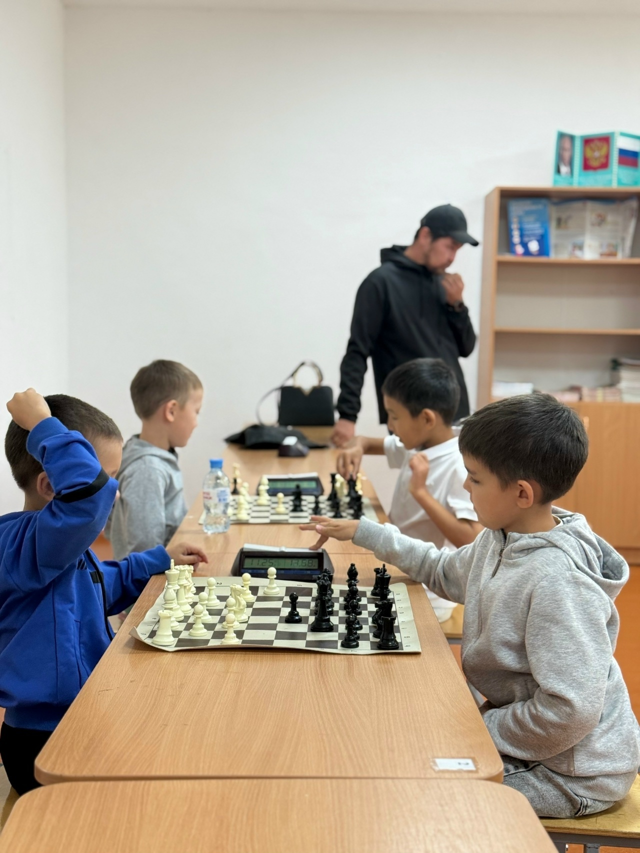 Турнир по шахматам в Хайбуллинском районе, посвященный ветеранам СВО.