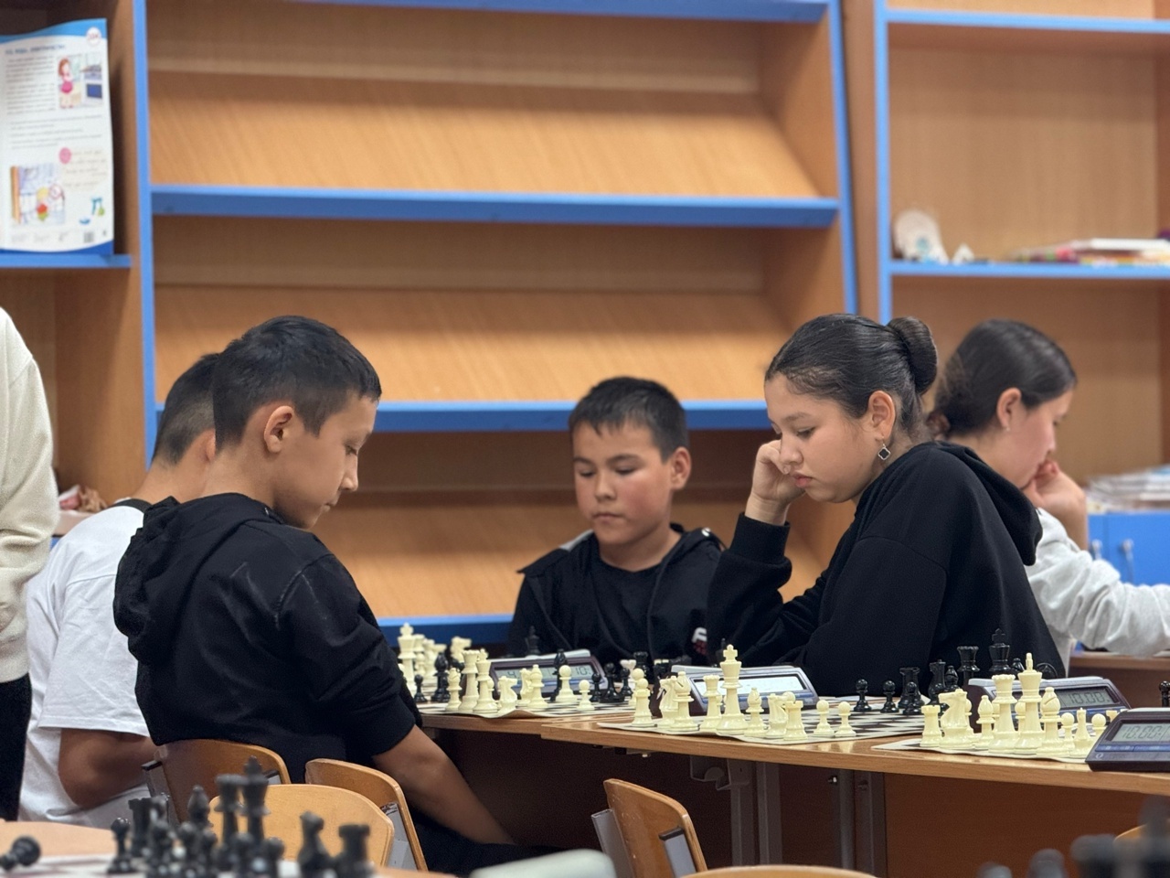 Турнир по шахматам в Хайбуллинском районе, посвященный ветеранам СВО.