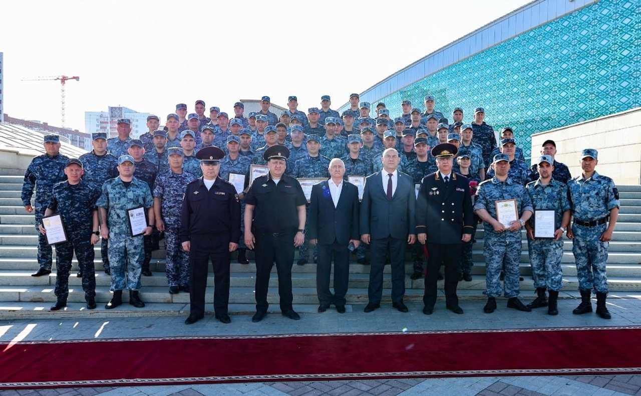 В Башкирию из служебной командировки вернулся сводный отряд МВД