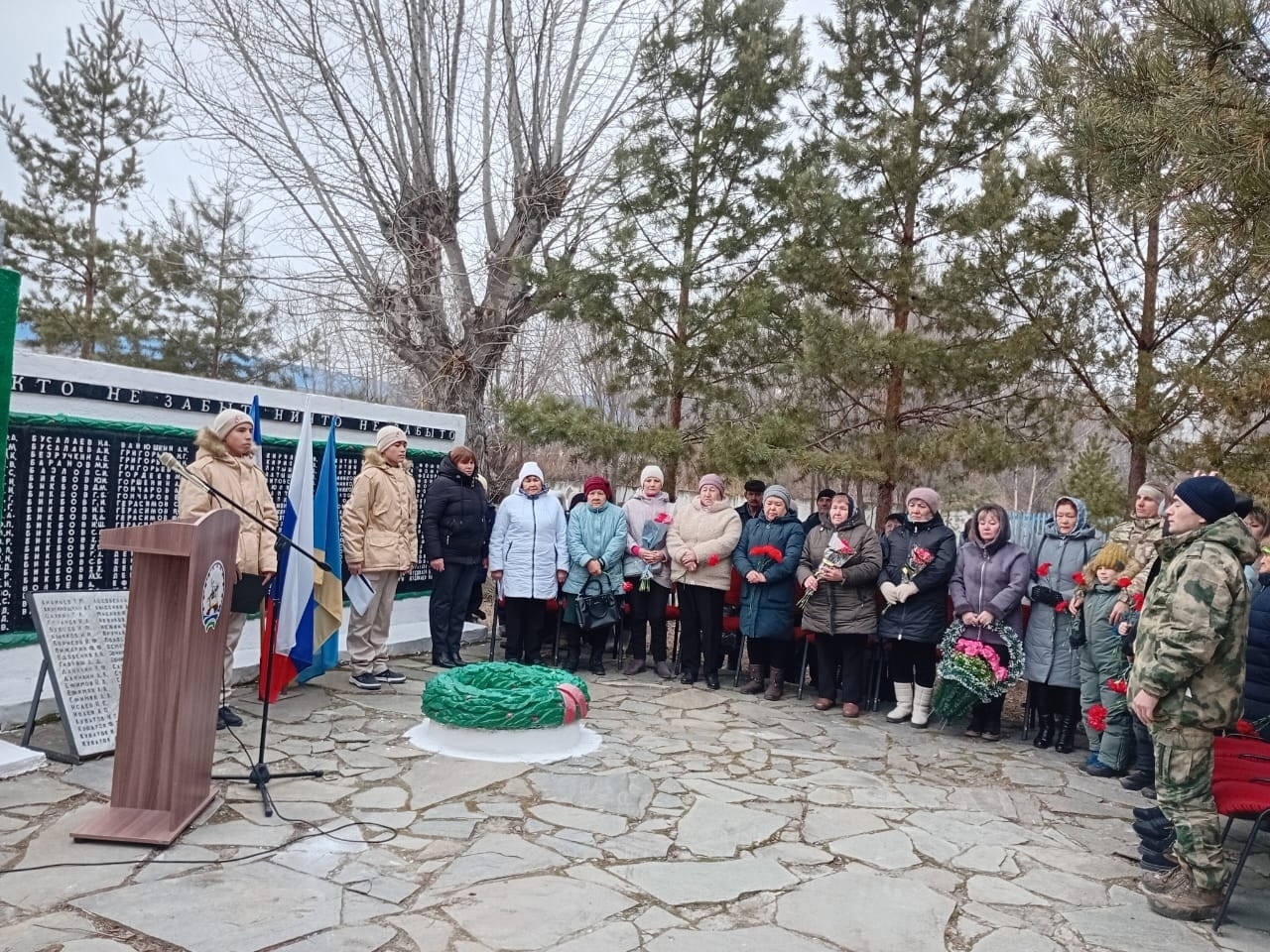 Торжественное открытие обелиска, посвященного участникам СВО