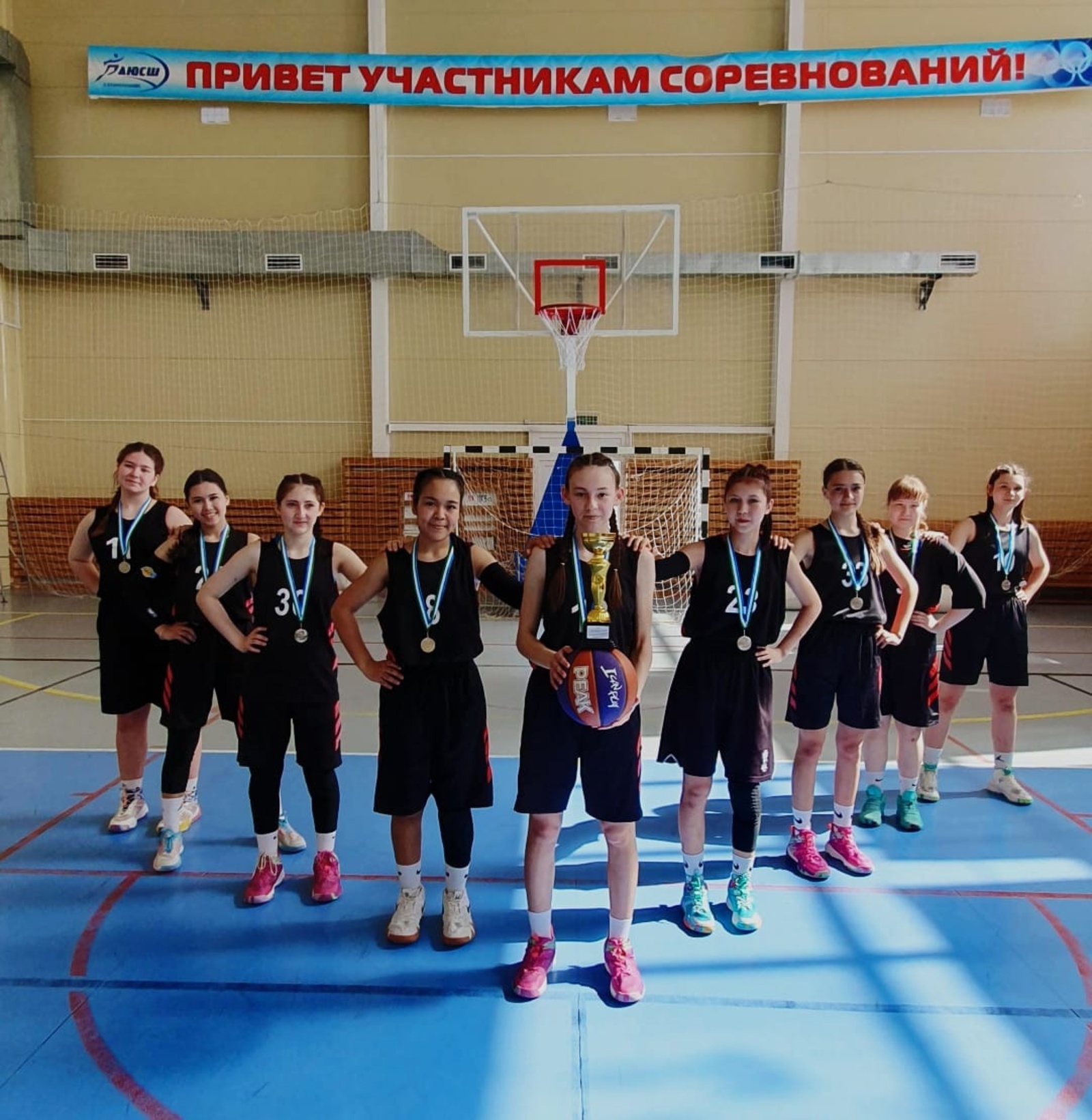 Команда баскетболисток Хайбуллинского района достойно выступила на республиканских соревнованиях
