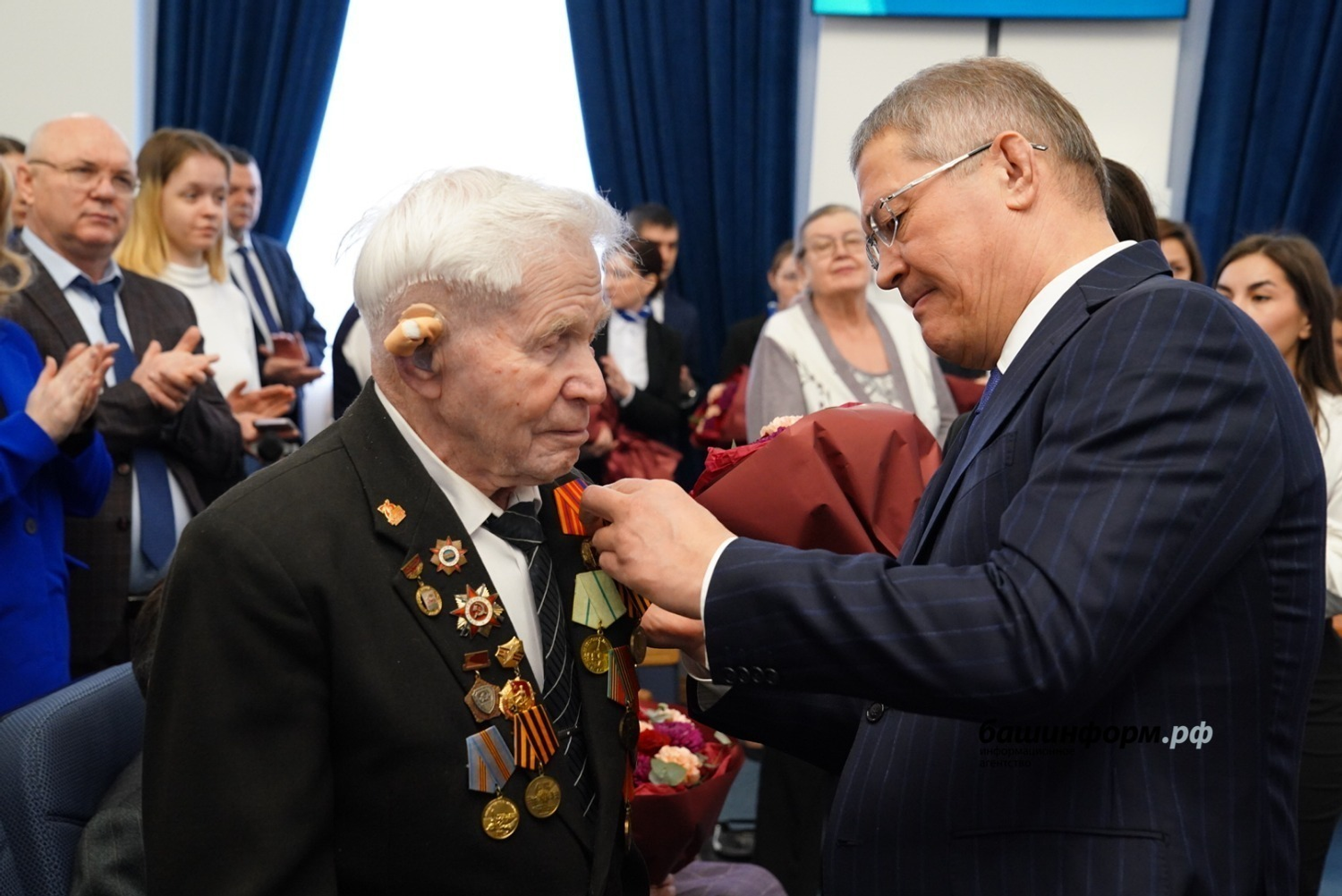 Фронтовики из Уфы выехали в Москву для участия в параде Победы