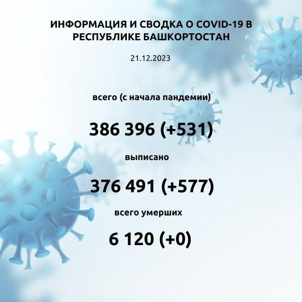 В Башкирии ежедневно увеличивается число заболевших коронавирусом