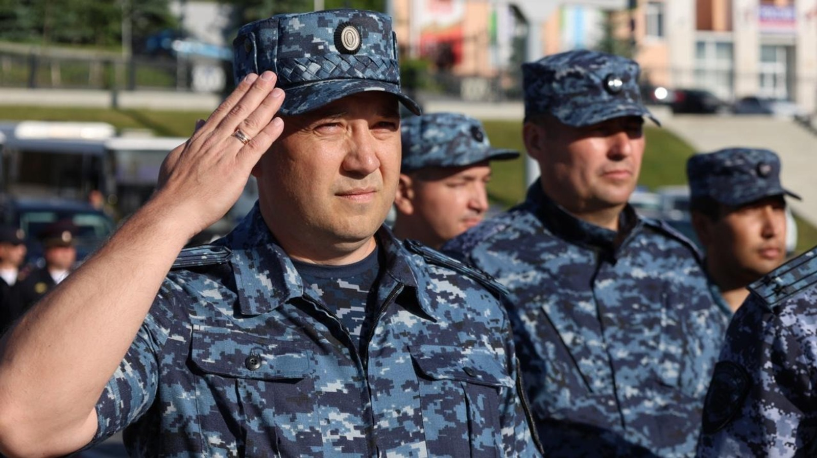 В Башкирию из служебной командировки вернулся сводный отряд МВД