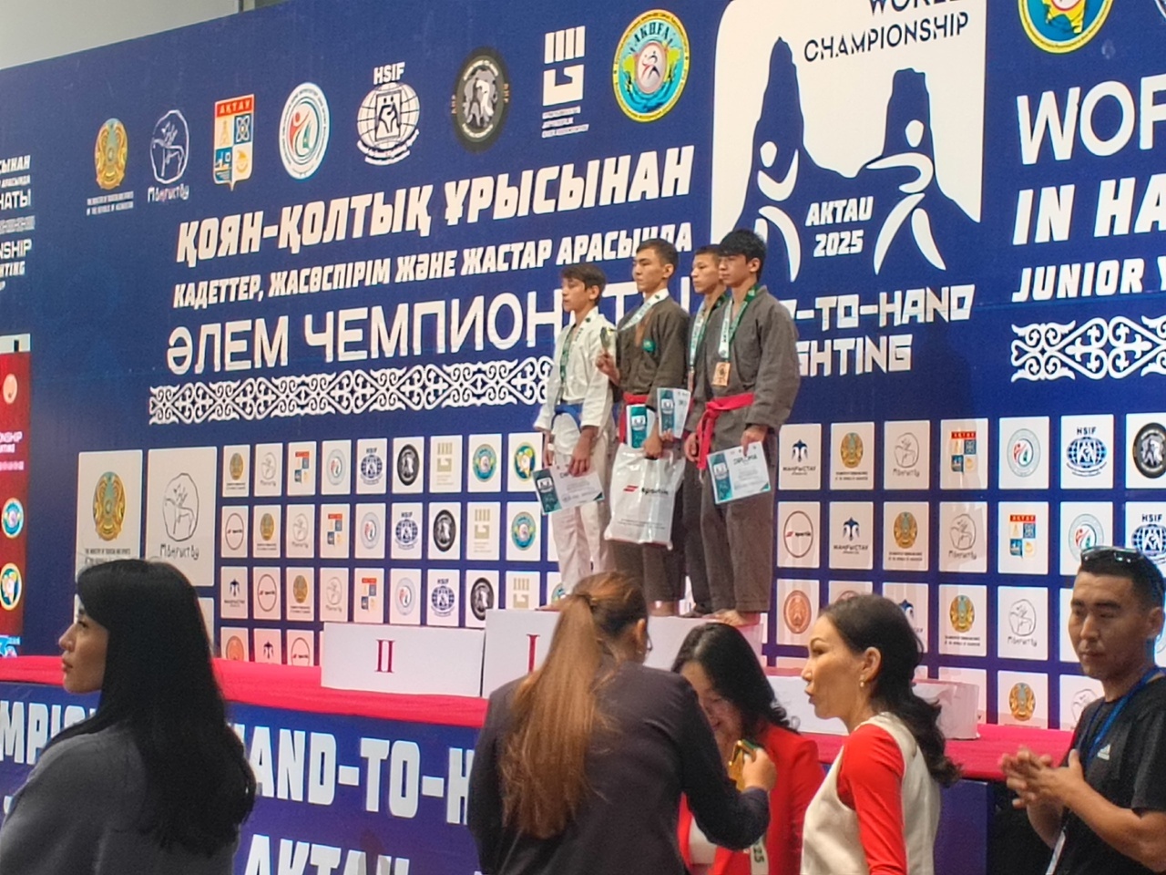 Исторический момент в истории единоборств Хайбуллинского района!