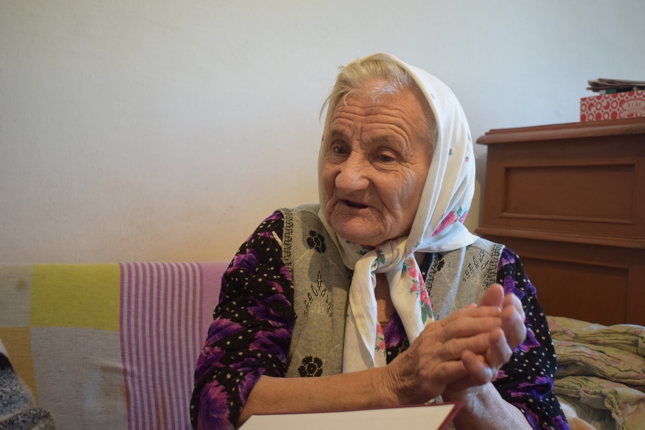 Прасковья Ефимова  из села Бурибай отметила свое 90-летие