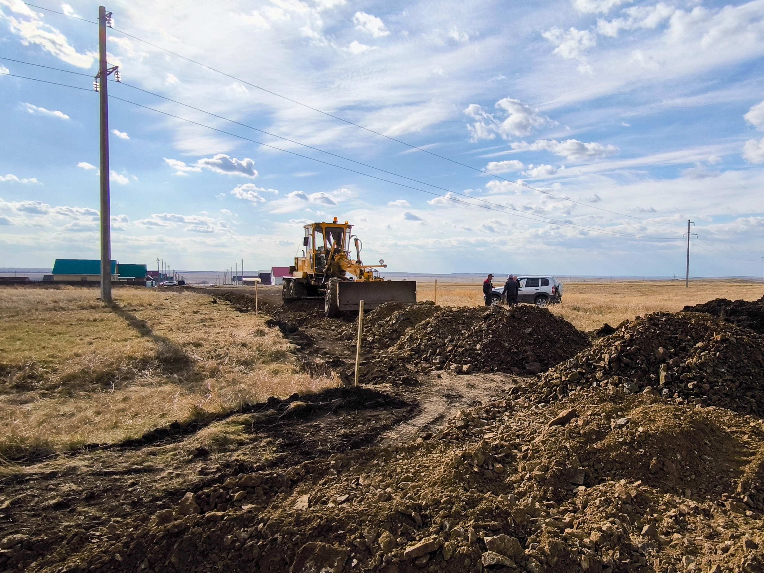 В селе Бурибай активно реализуются планы по улучшению инфраструктуры