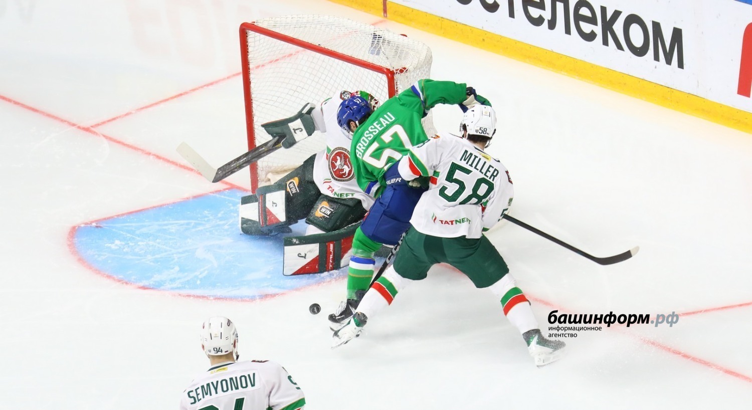 «Салават Юлаев» взял реванш у «Ак Барса» в «зеленом дерби»