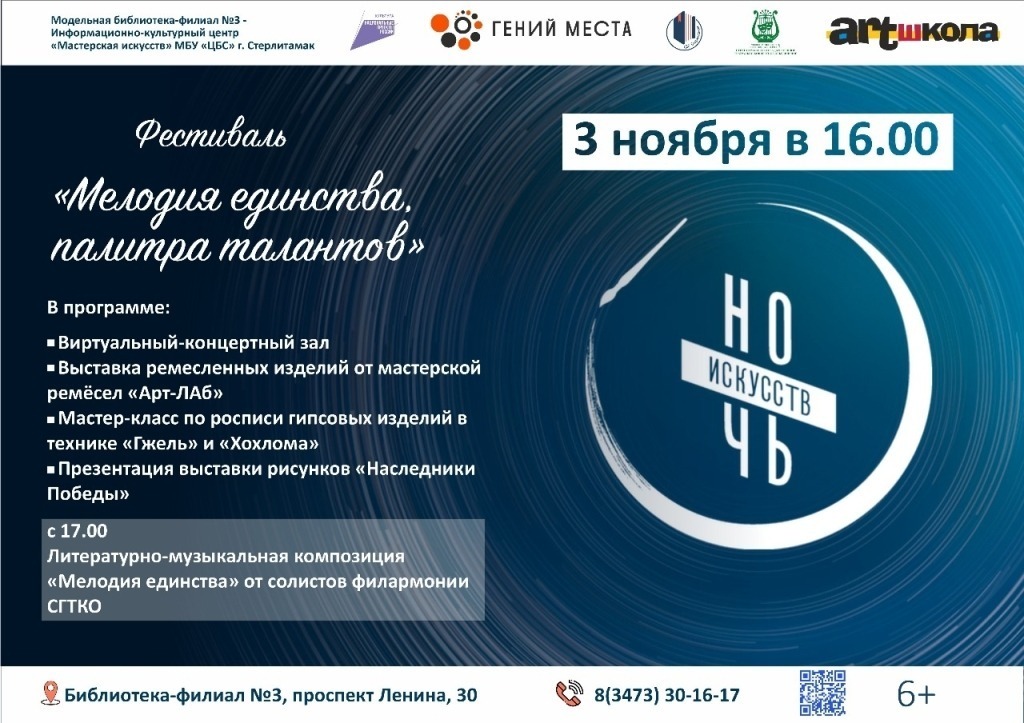 Какие площадки Ночи искусств будут работать в Башкирии