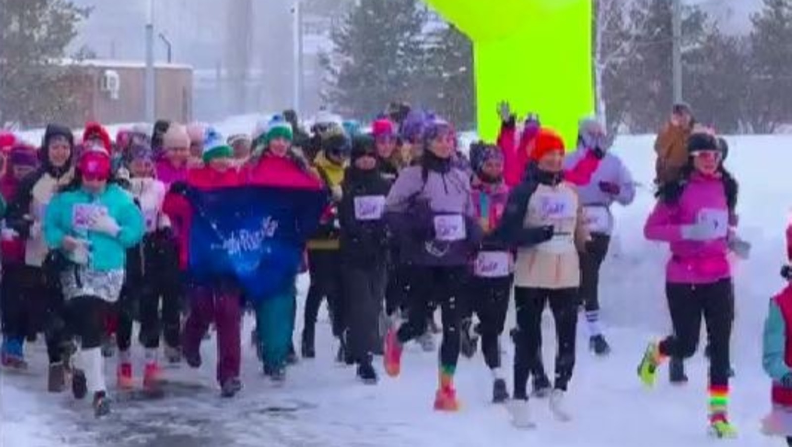 Самые спортивные девушки Уфы отметили 8 марта забегом