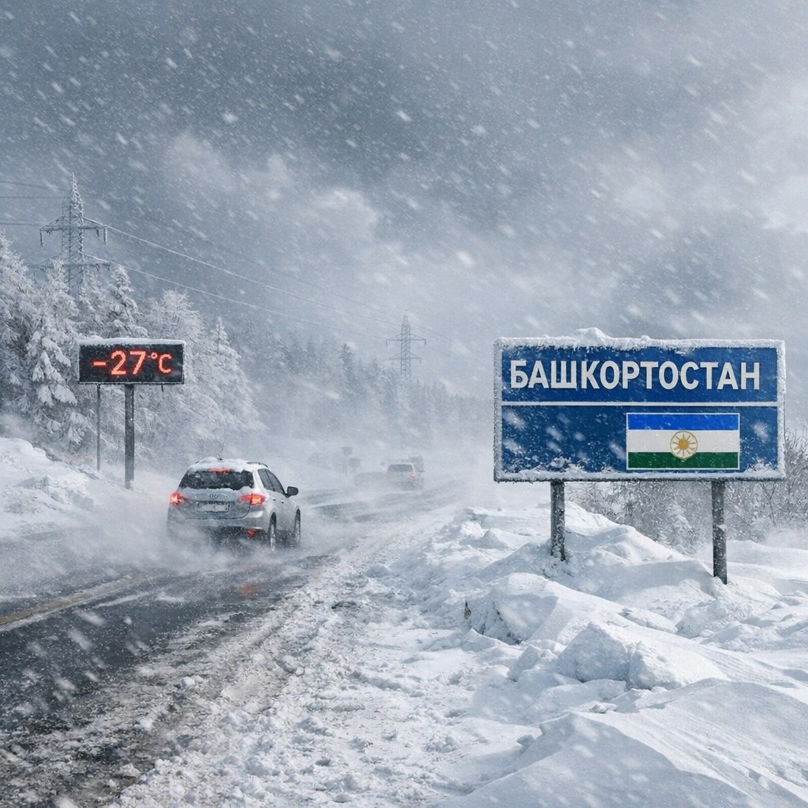 Башкирию накрывает арктический фронт