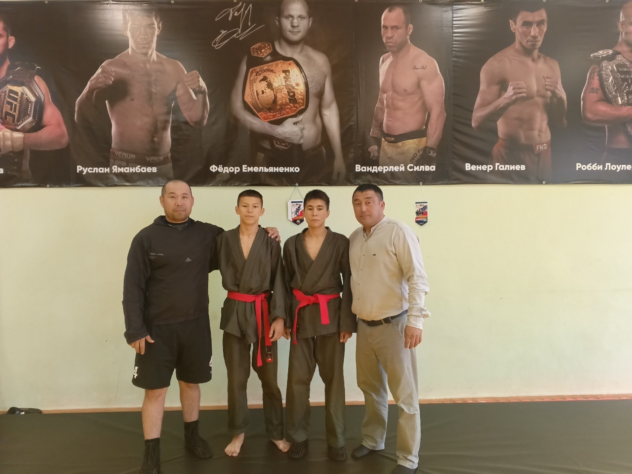 Исторический момент в истории единоборств Хайбуллинского района!