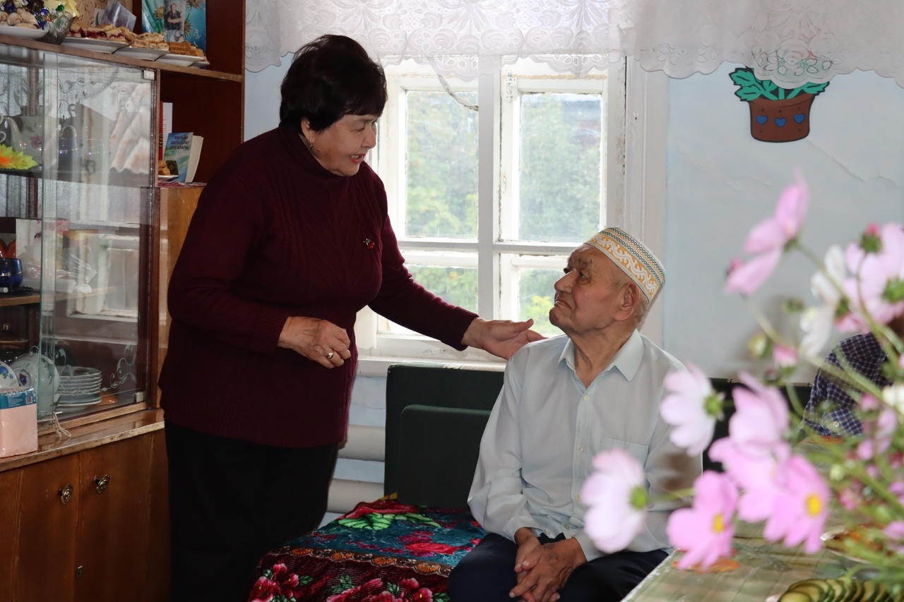 90-летний юбилей отмечает Губайдулла Файзуллович Баймурзин из села Байгускарово