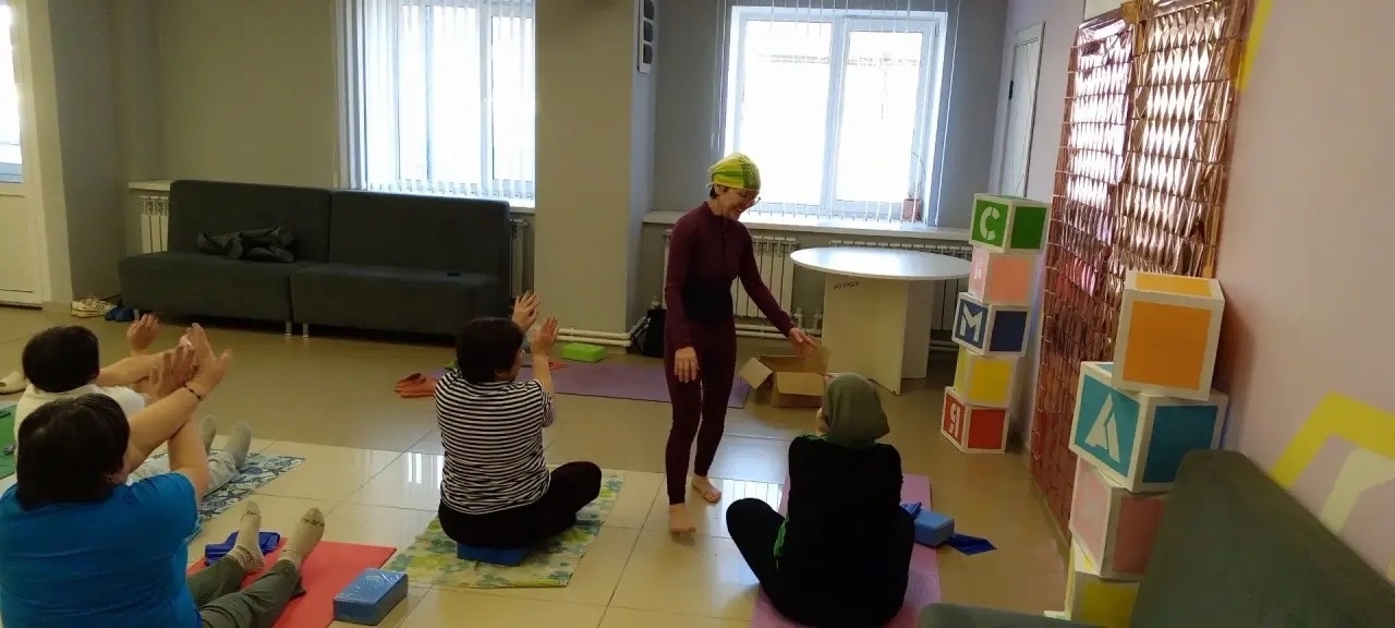 Хайбуллинцы погружаются в йогу