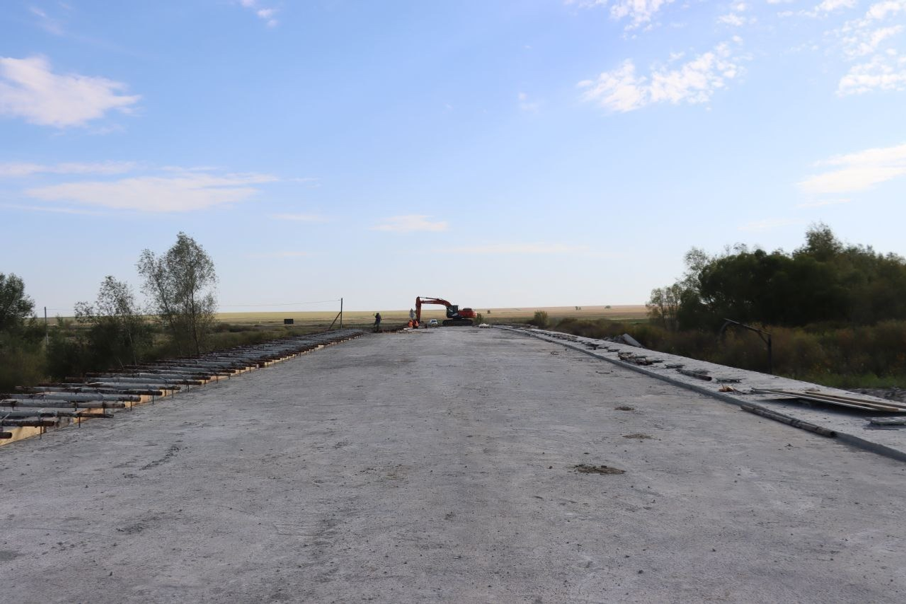 В Хайбуллинском районе Башкирии завершается капремонт моста через Таналык