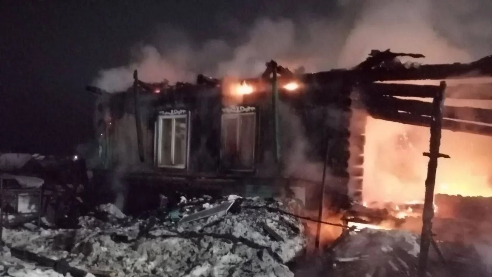 В Башкирии объявлен сбор для пострадавшей при пожаре многодетной семье