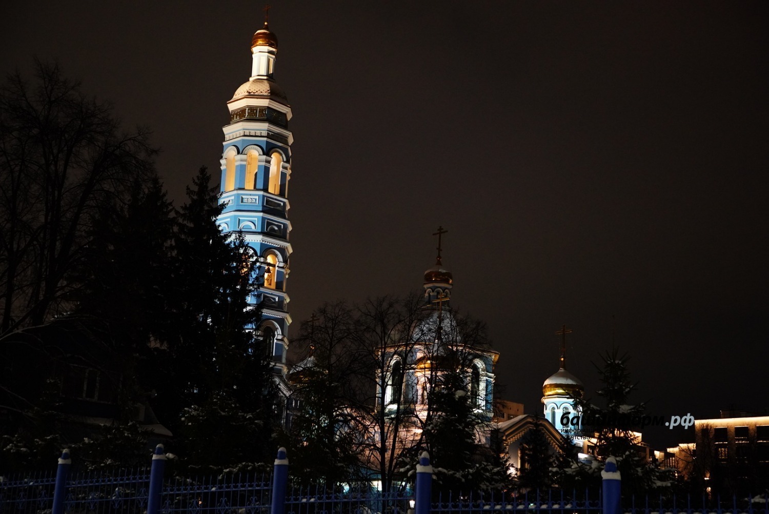 Как в Уфе прошли богослужения в ночь на Рождество – фоторепортаж