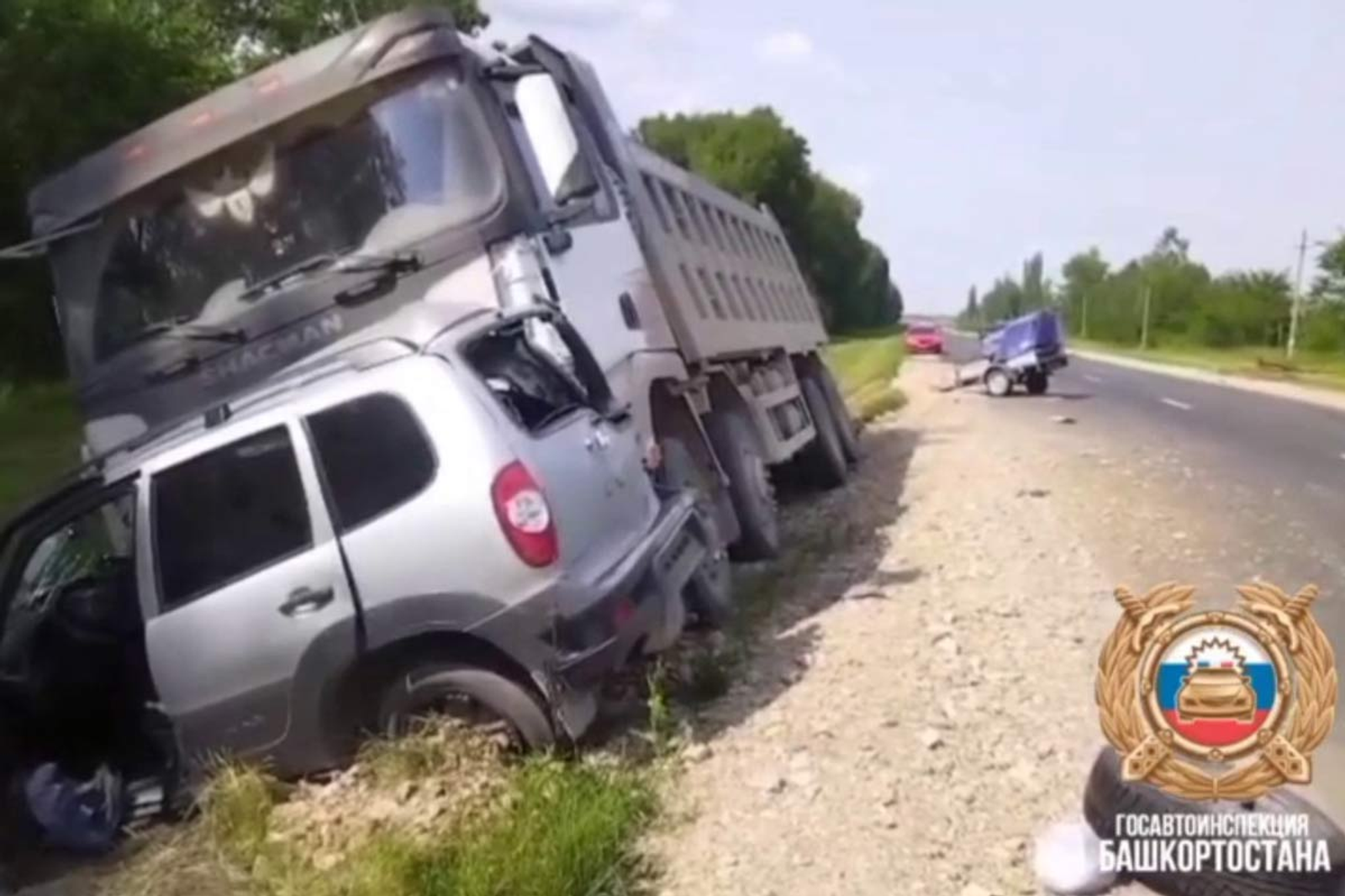 В Башкирии погиб 68-летний водитель при столкновении с грузовиком
