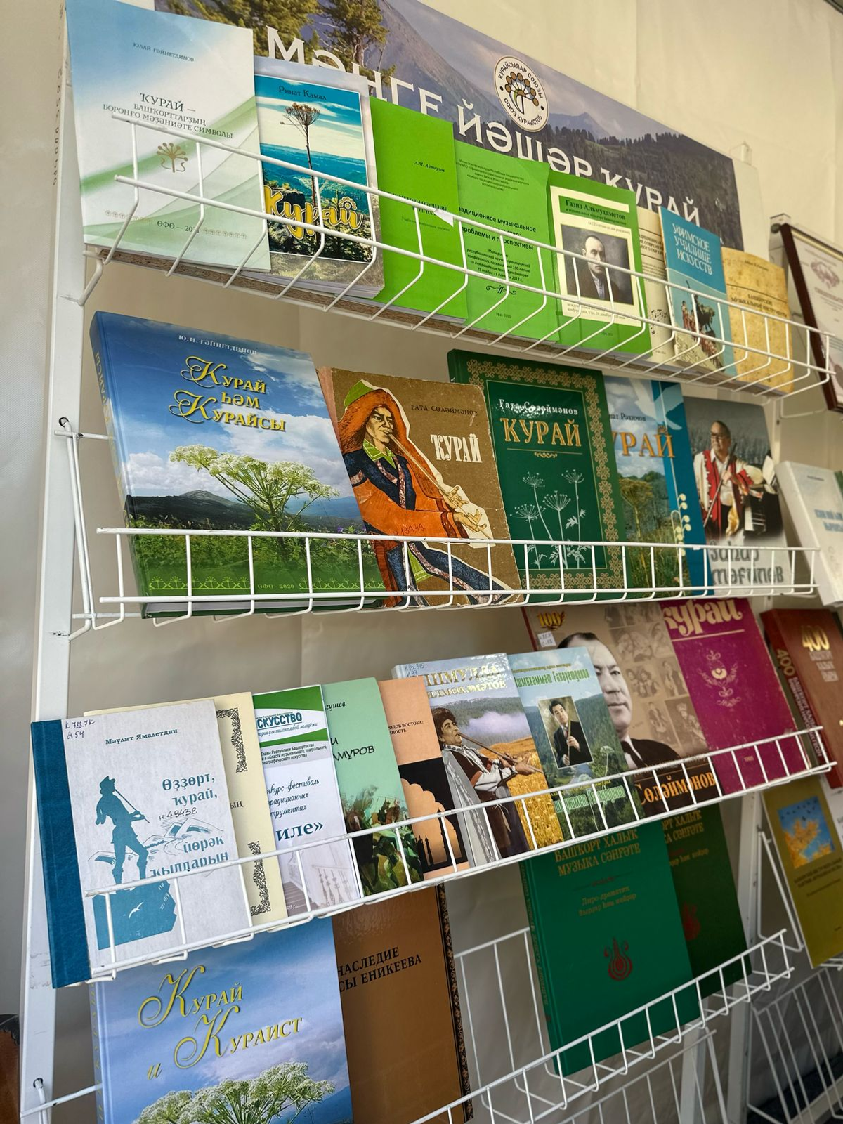 На выставке «Китап-байрам» можно найти книги о курае