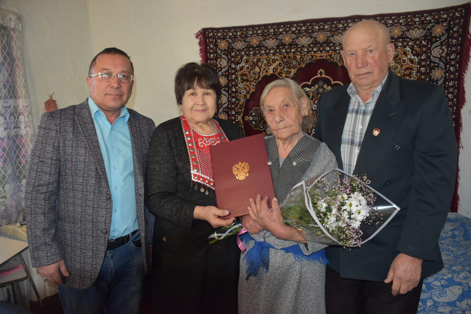 Ветерану труда из Хайбуллинского района исполнилось 90-лет