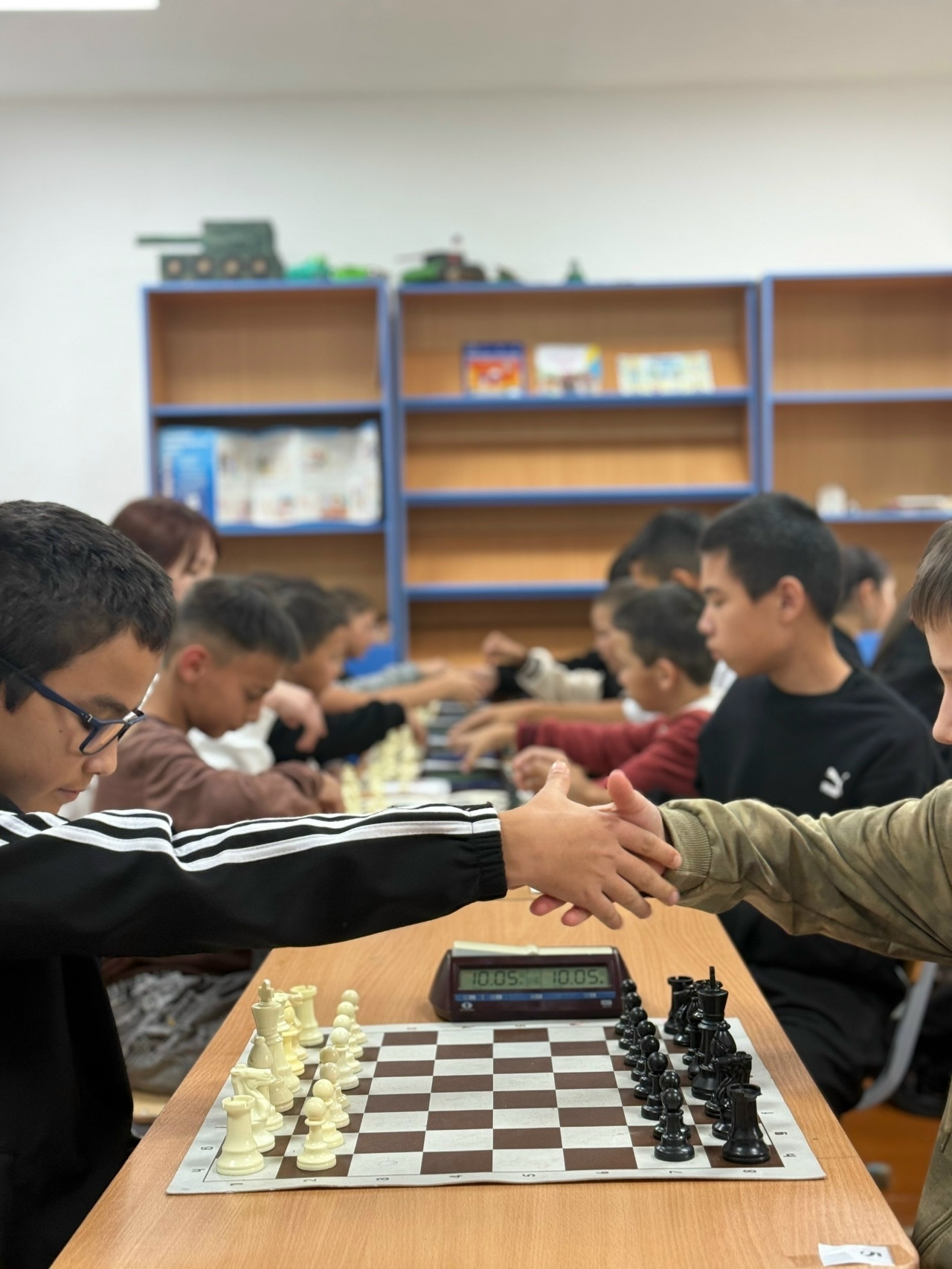 Турнир по шахматам в Хайбуллинском районе, посвященный ветеранам СВО.