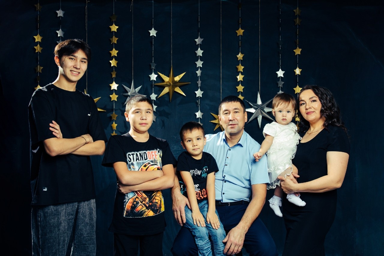 Семья Мухаметовых - яркий пример для многих семей