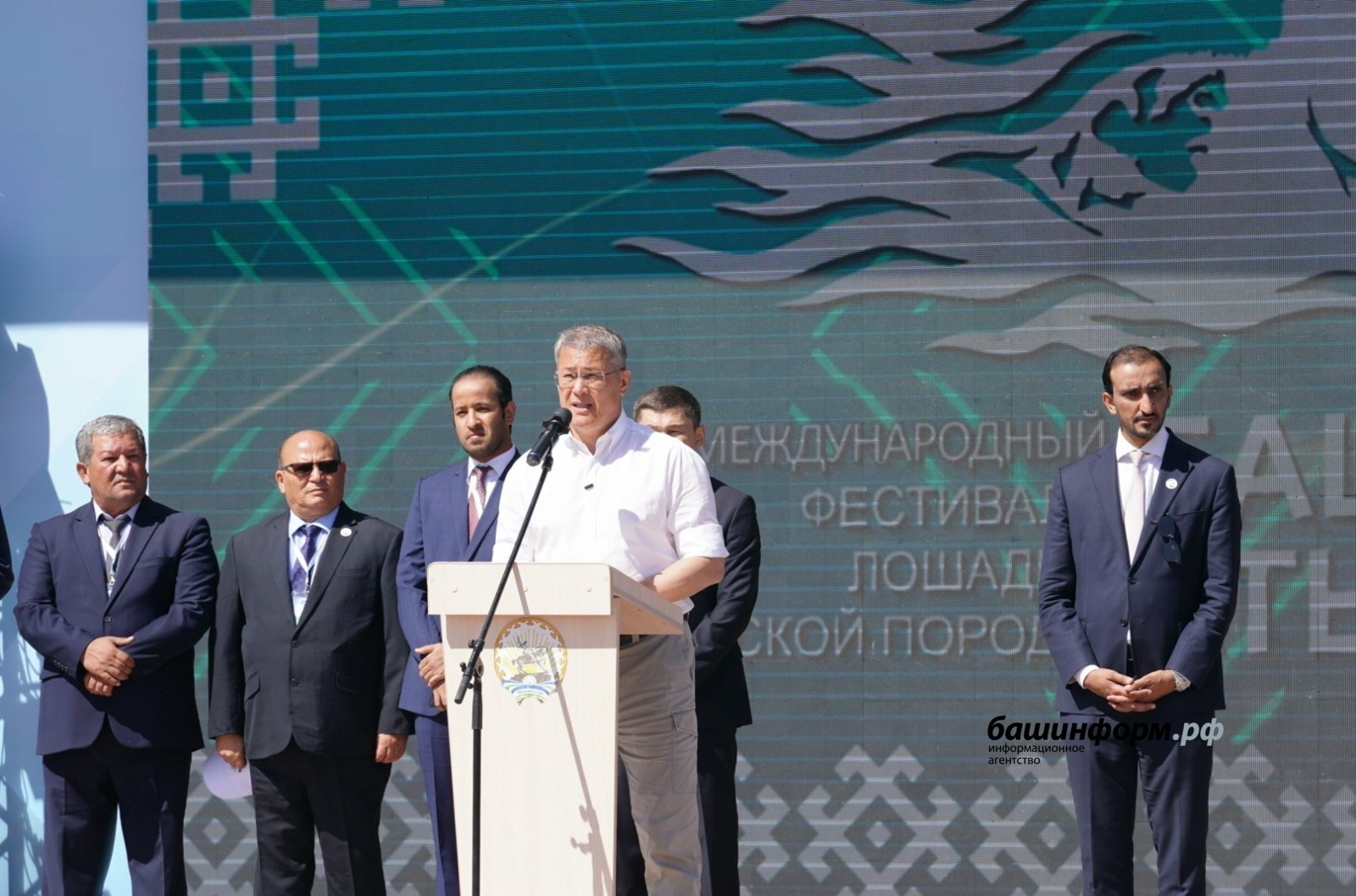 Глава Башкирии принял участие в торжественном открытии фестиваля «Башҡорт аты»