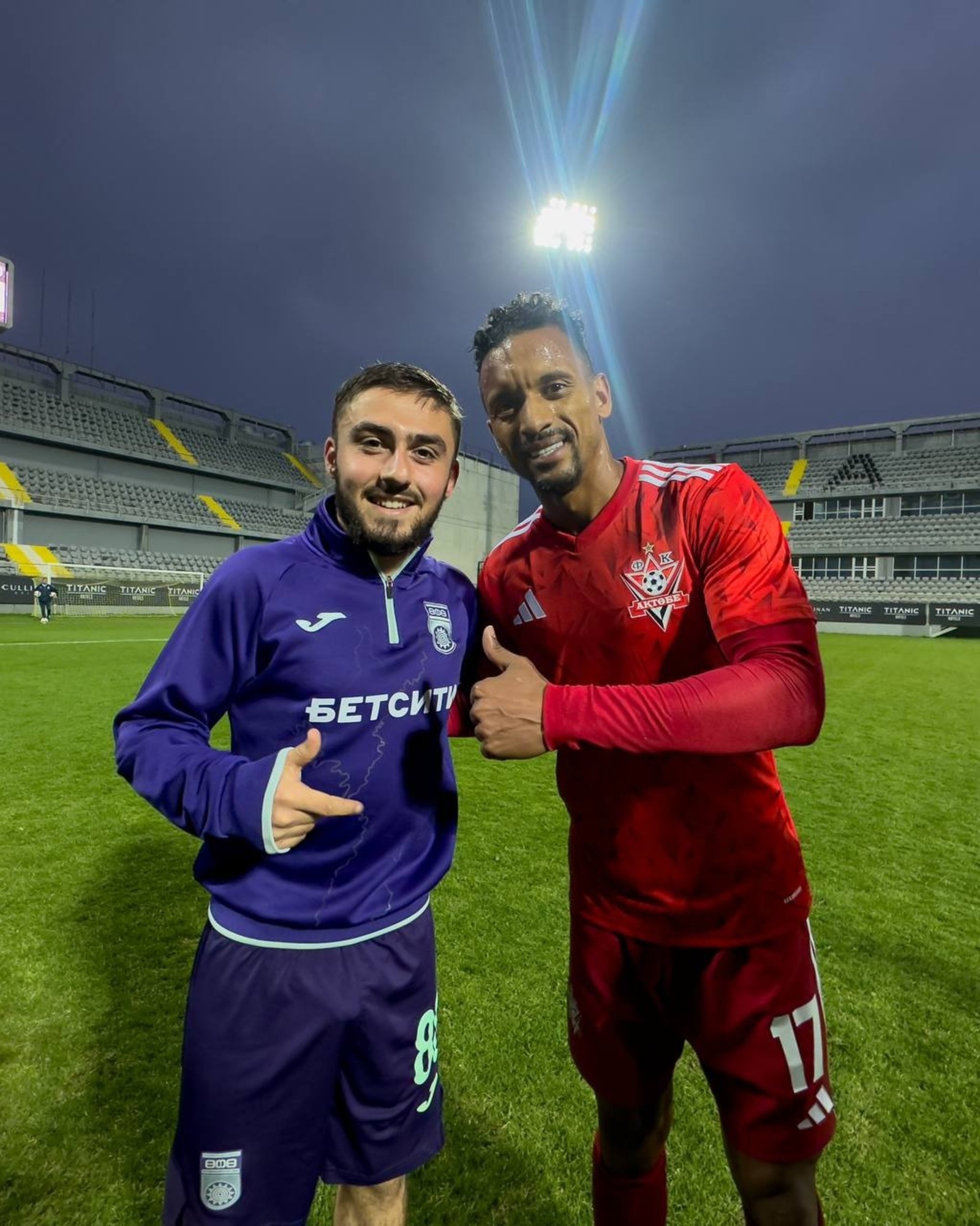 ФК «Уфа» победил «Актобе» с португальской звездой Нани