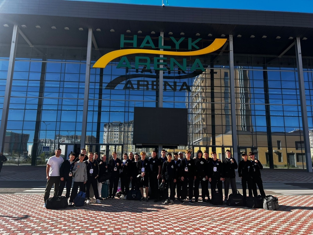 Исторический момент в истории единоборств Хайбуллинского района!