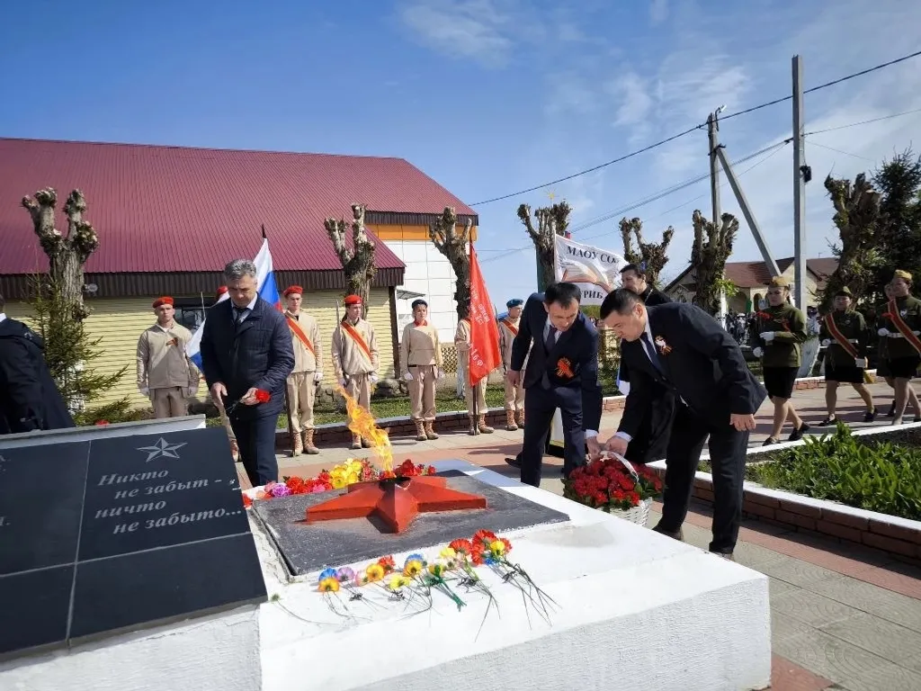 Торжественные мероприятия в Бурибае, посвященные 81-й годовщине Великой Победы