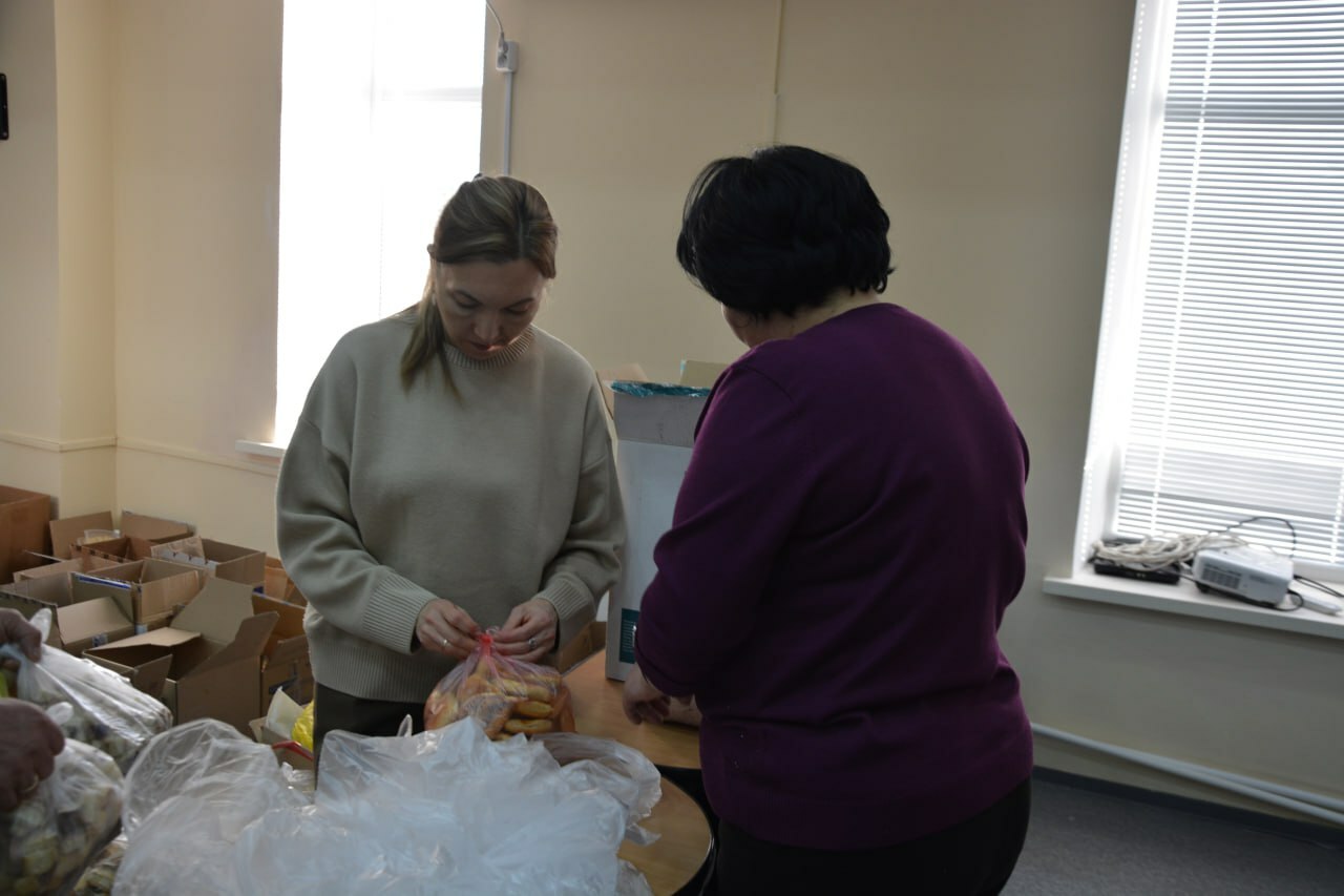 Новогодние подарки бойцам