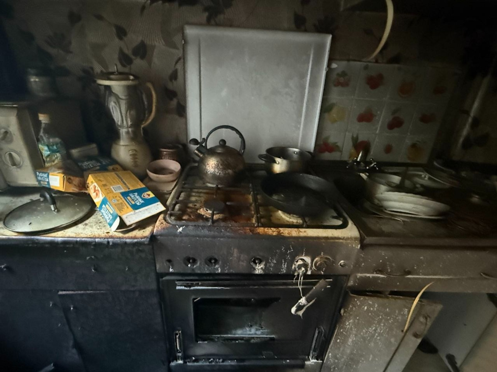 В Уфе на обгоревшей кухне нашли тело мужчины