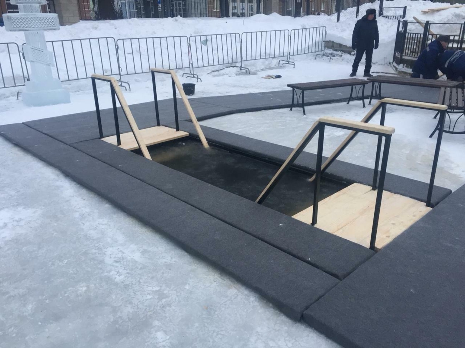 Для крещенских купаний будет оборудована купель в с.Акъяр