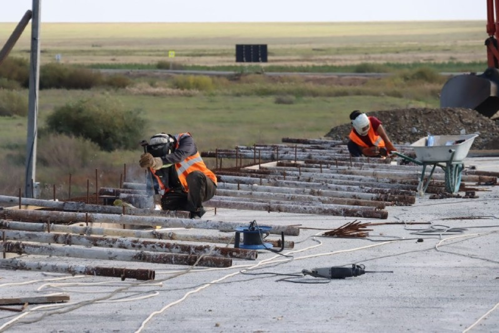 В Хайбуллинском районе Башкирии завершается капремонт моста через Таналык