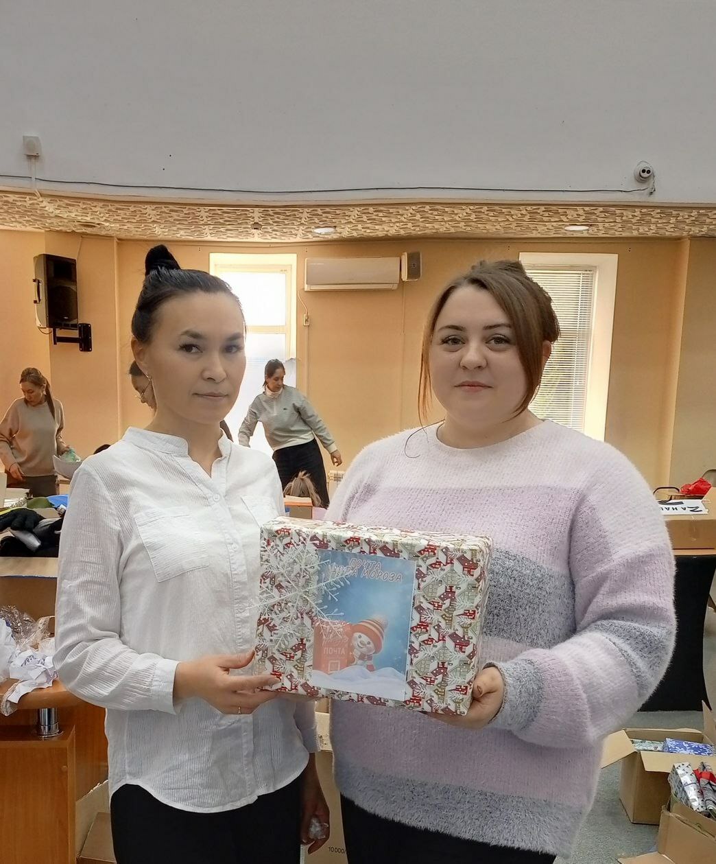 Новогодние подарки бойцам