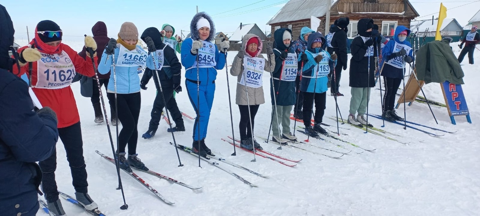 В с. Бурибай прошли соревнования по лыжным гонкам на призы генерального директора АО "Бурибаевский ГОК"