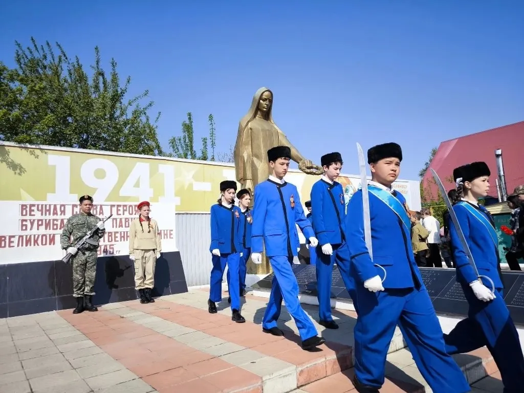 Торжественные мероприятия в Бурибае, посвященные 81-й годовщине Великой Победы