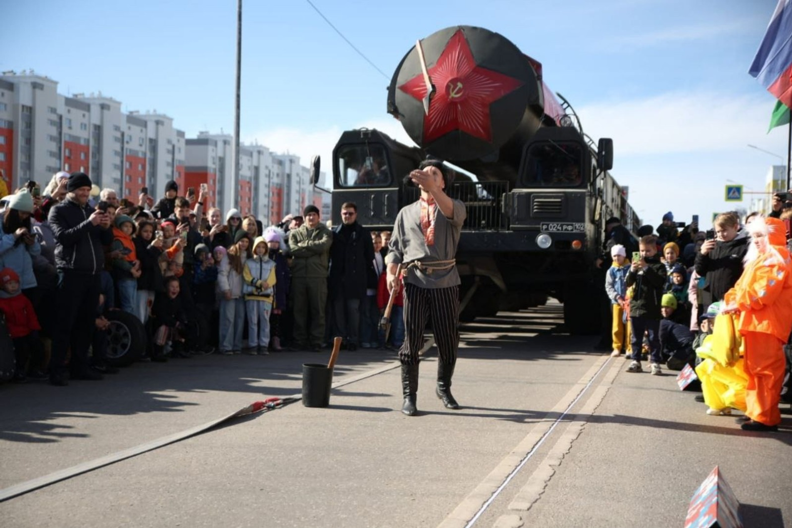 Башкирские спортсмены установили рекорд по буксировке ракеты «Тополь М»