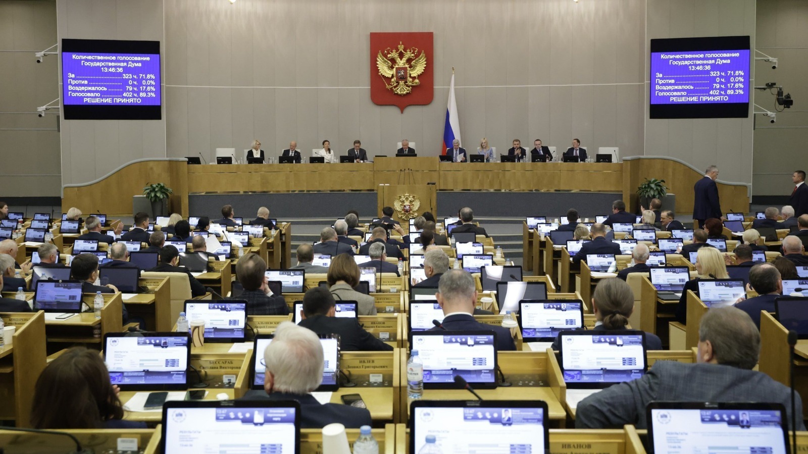 Госдума приняла в первом чтении бюджет на 2026–2028 годы