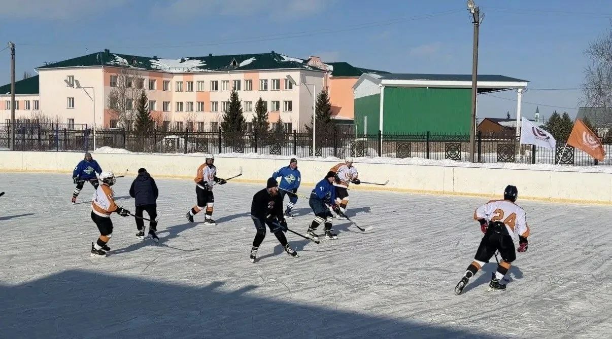 Команда «Башмеди» стала победителем хоккейного турнира в Хайбуллинском районе
