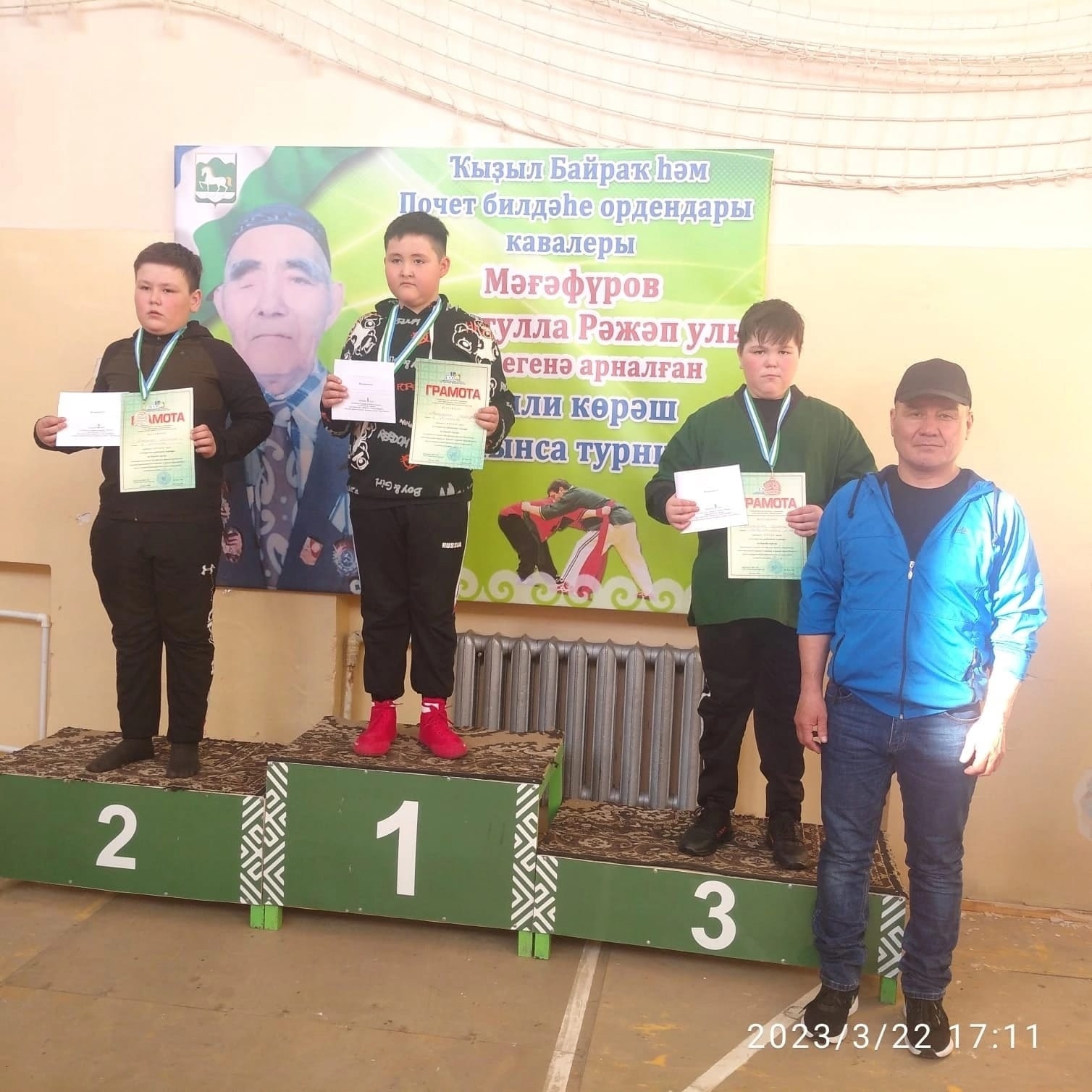 Юные борцы Хайбуллинского района стали призерами в соревнованиях в селе Амангильды