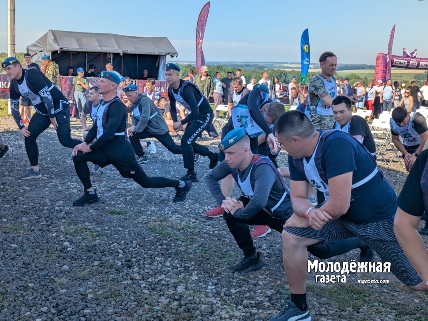 В парке «Патриот» стартовала «Гонка героев» – забег в честь 95-летия ВДВ
