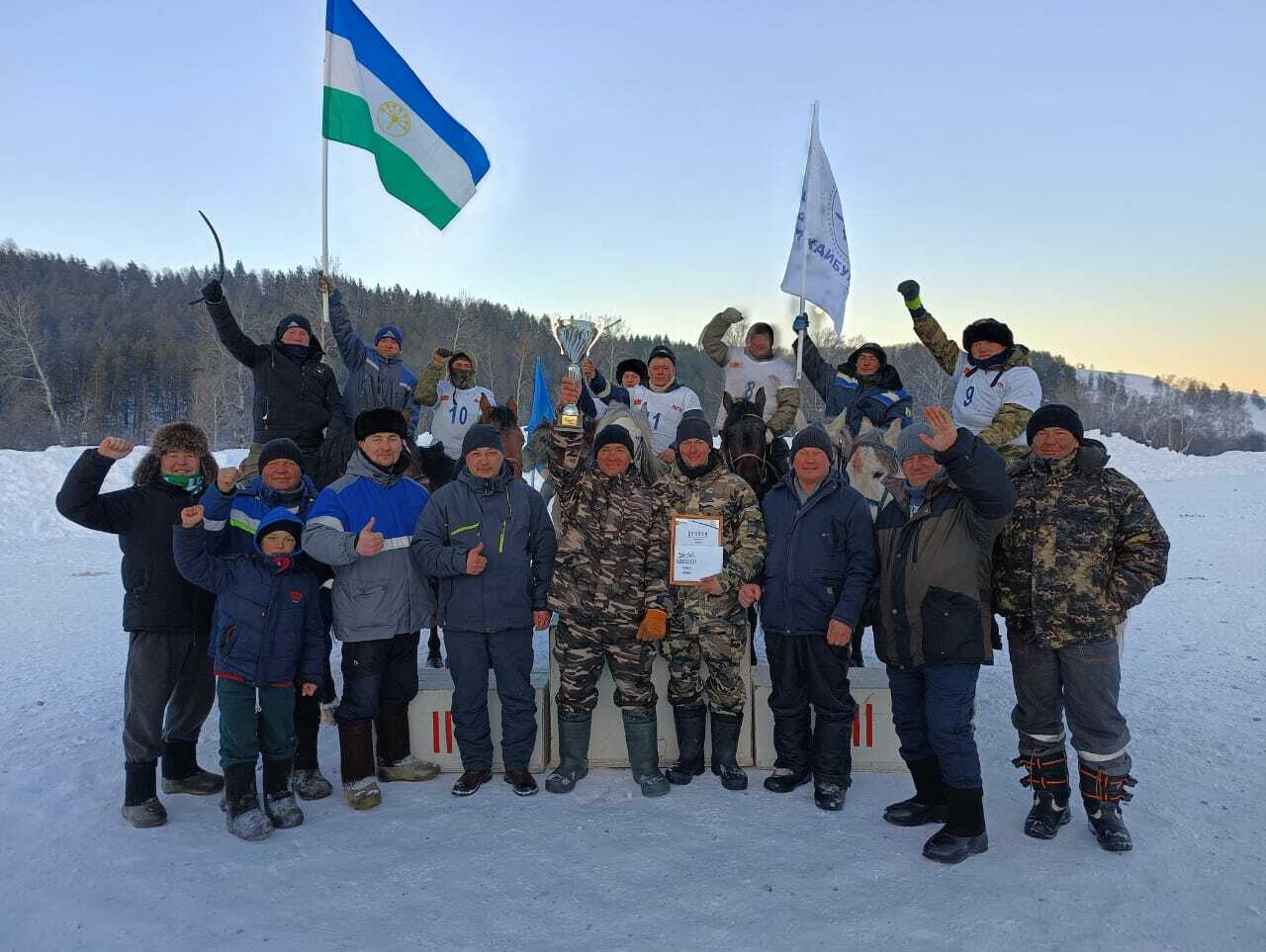 Команда конников Хайбуллинского района одержала победу в "Зимних играх Урал-батыра" в Бурзянском районе