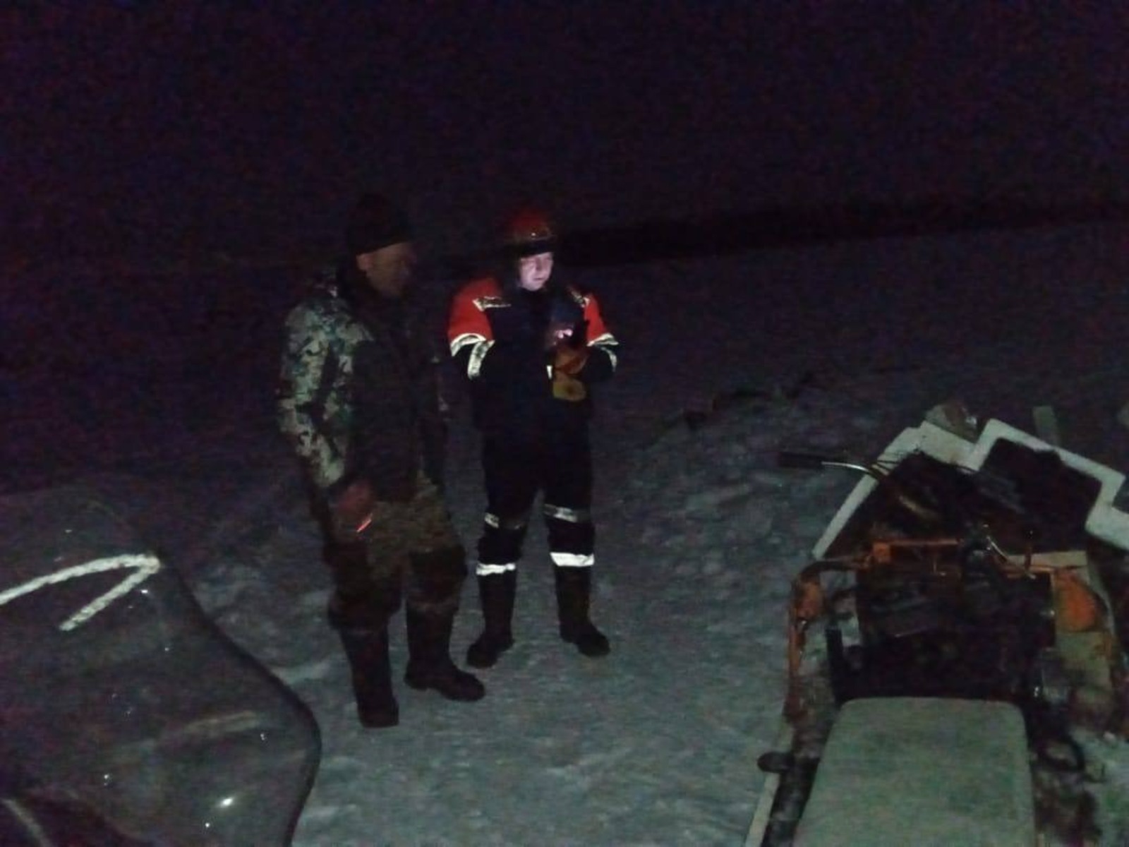 В Башкирии спасатели пришли на помощь любителю покататься на снегоходе